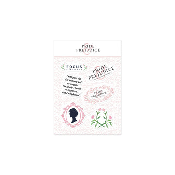 PRIDE & PREJUDICE 20TH ANNIVERSARY STICKER SET